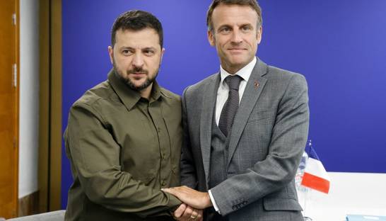 Зеленский договорился о встрече с Макроном