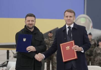 Зеленский и Макрон подписали 10-летнее оборонное соглашение: возможны истребители Rafale и дополнительные системы ПВО
