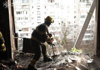 Ночной обстрел Киева: спасательные работы продолжаются, под завалами может оставаться человек