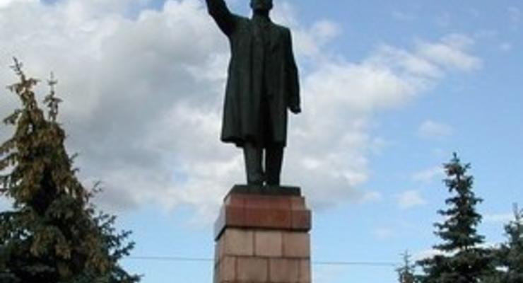 В Рязани уничтожили памятник Ленину