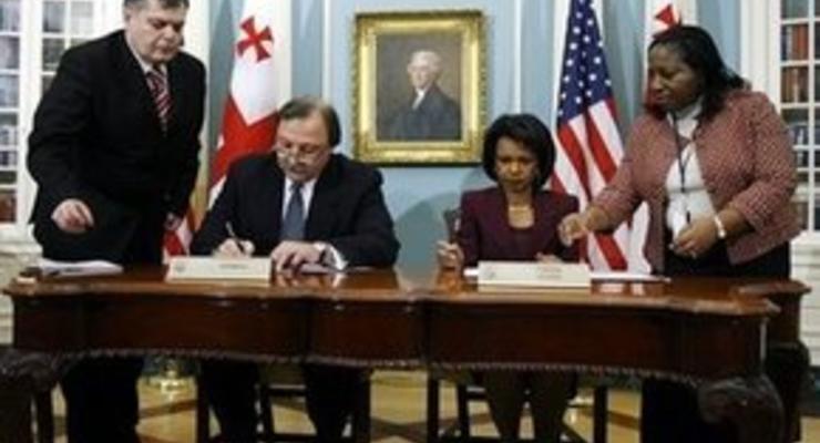 США и Грузия подписали хартию о стратегическом партнерстве