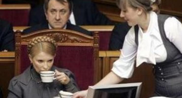 Тимошенко не стала выступать в Раде