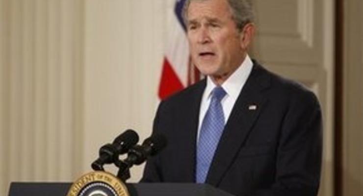 Буш выступил с прощальным телеобращением к стране