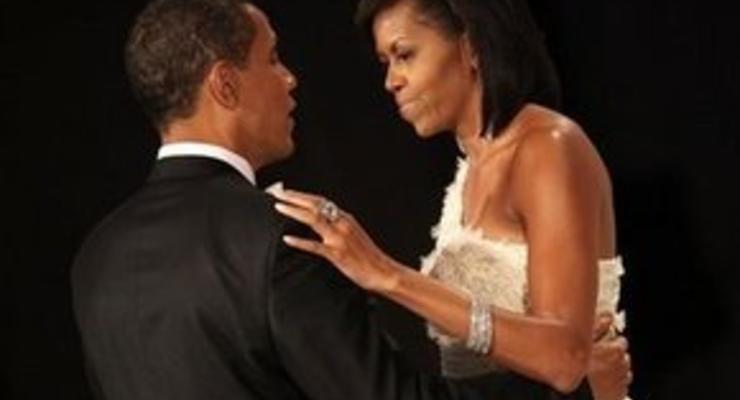 Барак и Мишель Обама посещают инаугурационные балы в Вашингтоне