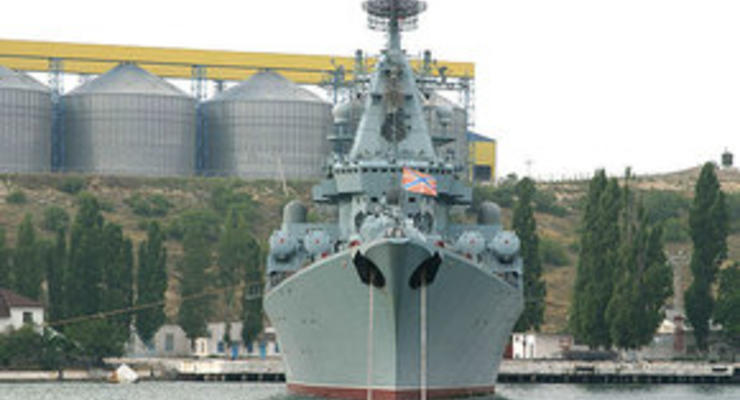 Крейсер ЧФ Москва провел учения по нанесению ракетного удара в Средиземном море