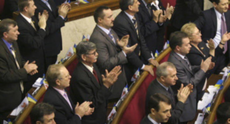 Рада повторно преодолела вето Ющенко на закон о своей деятельности