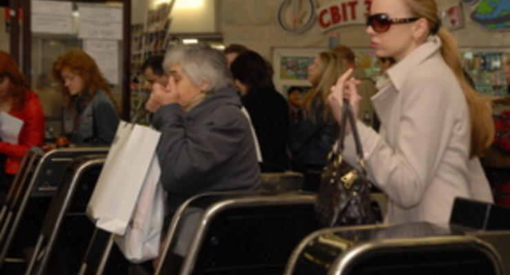 В январе пассажиропоток в киевском метро сократился почти на 30%