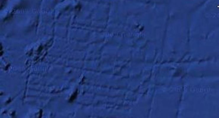 Британская газета с помощью Google Ocean обнаружила Атлантиду