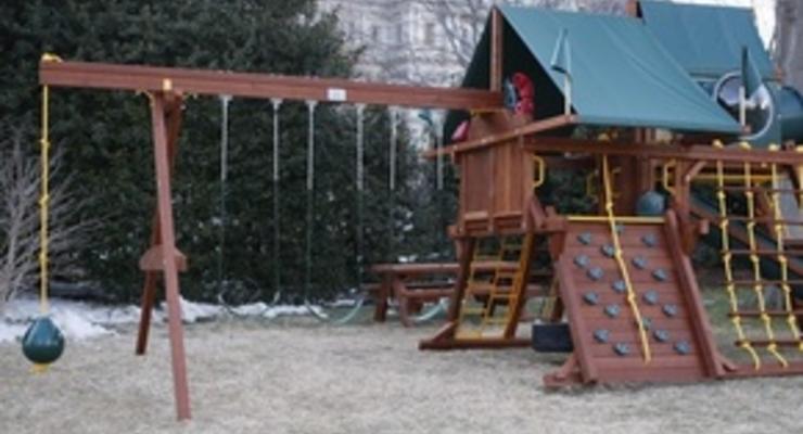 Детям Обамы построили площадку возле Белого дома