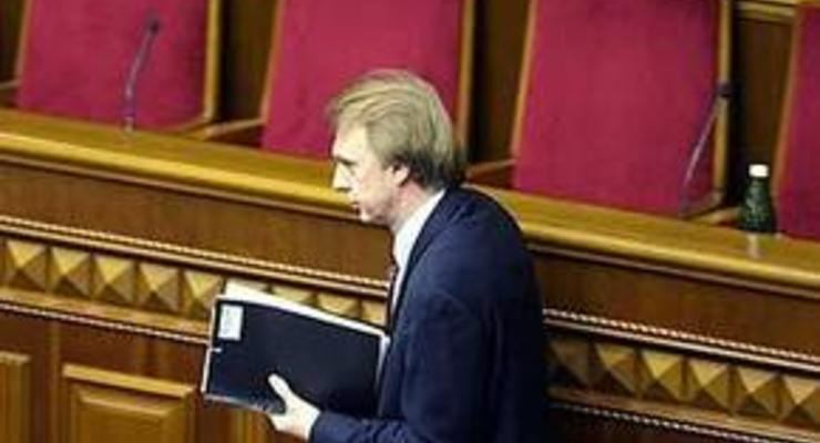 Литвин подписал постановление об отставке Огрызко