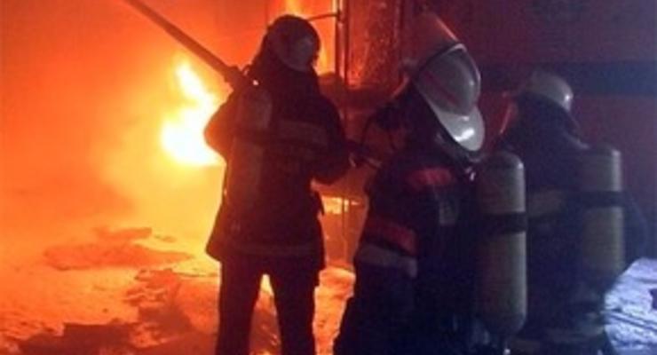 На Печерском рынке Киева произошел пожар