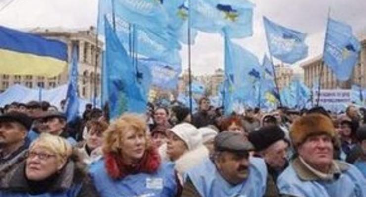 Партия регионов обещает вывести завтра на улицы Киева до 50 тысяч человек