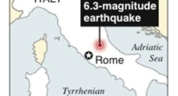 СМИ: Десятки людей стали жертвами землетрясения в Италии