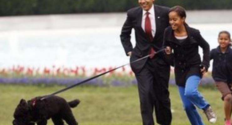 Обама показал свою новую собаку