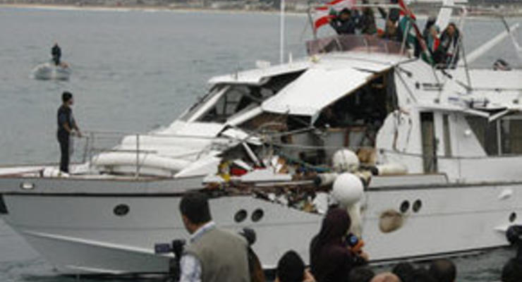 В кипрском порту затонуло судно, доставлявшее помощь палестинцам в Сектор Газа