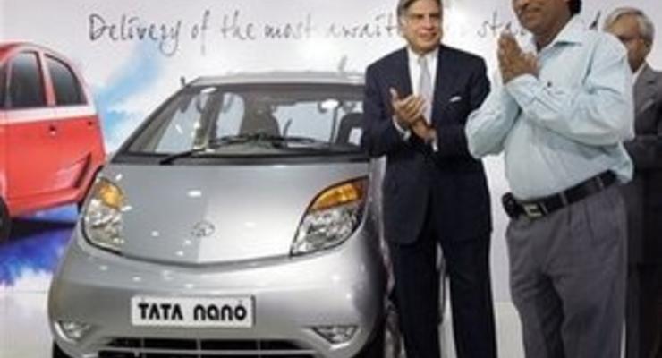 Самые дешевые автомобили в мире Tata Nano поступили в продажу