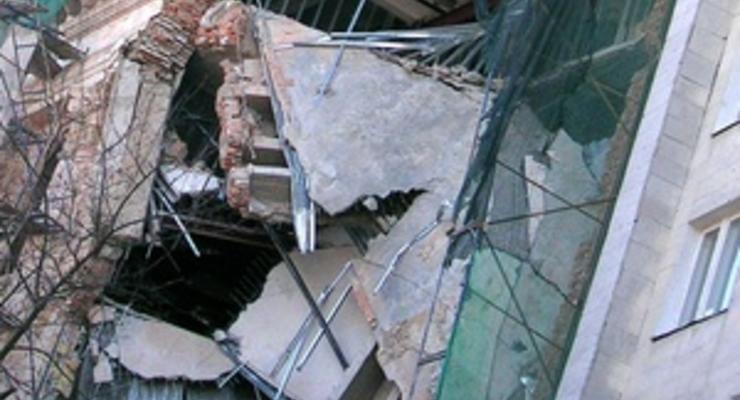 Фотогалерея: Без окон, без дверей. В центре Харькова рухнул фасад пятиэтажки