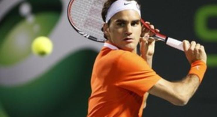 Майами АТР: Федерер побеждает в стартовом поединке