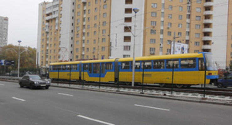 В Киеве реконструируют еще одну линию скоростного трамвая