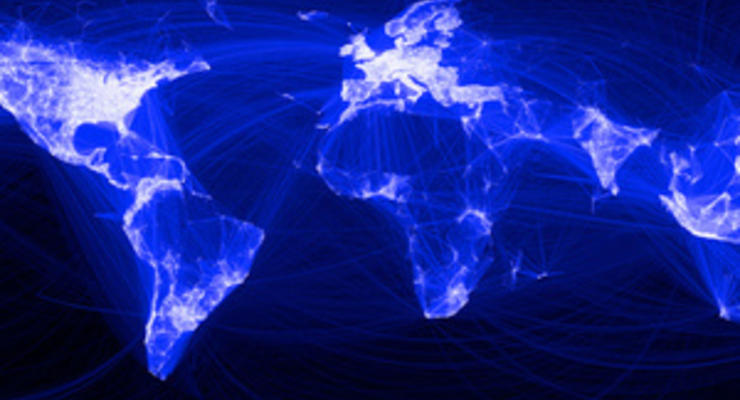 Facebook создал мировую карту активности пользователей социальной сети