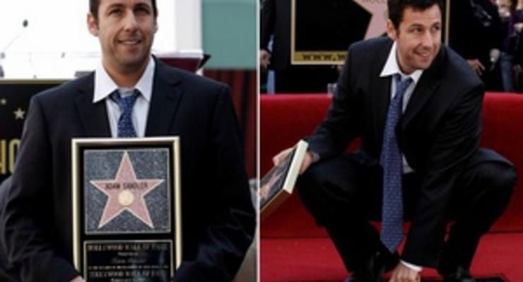 Адам Сэндлер получил звезду на Аллее славы в Голливуде