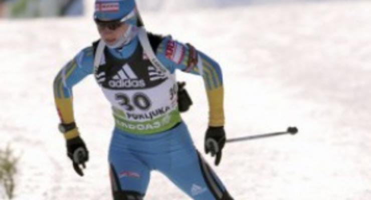 Биатлон: Валя Семеренко стала третьей в спринте
