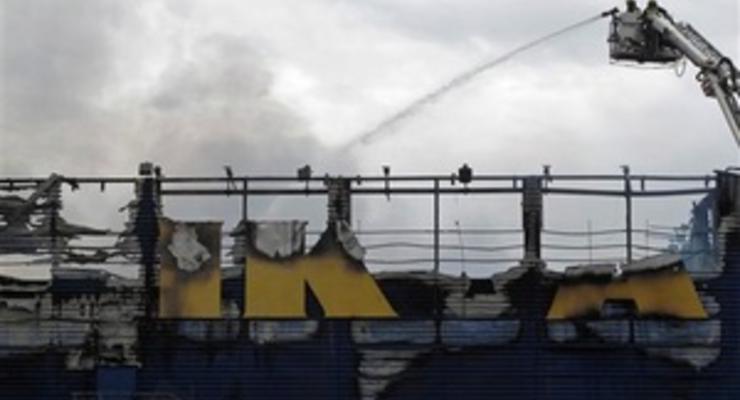 В Израиле пожар полностью уничтожил торговый центр IKEA