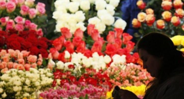 В Киеве в День влюбленных подорожали цветы