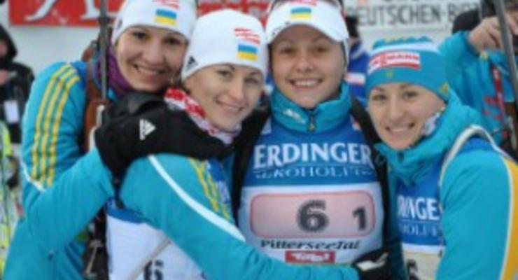 Украинки выиграли золото Чемпионата Европы по биатлону