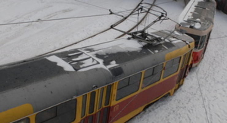 В Киеве приостановлена работа станции скоростного трамвая