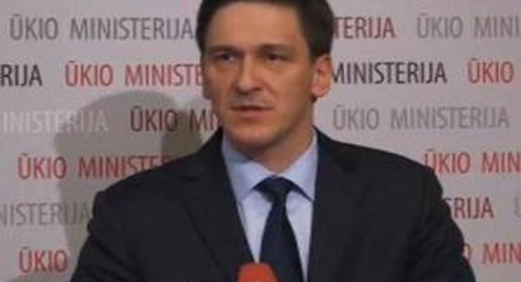 Министр хозяйства Литвы подал в отставку