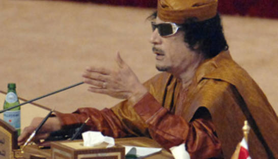 Каддафи: Мир может стать свидетелем страшной войны между мусульманами и христианами