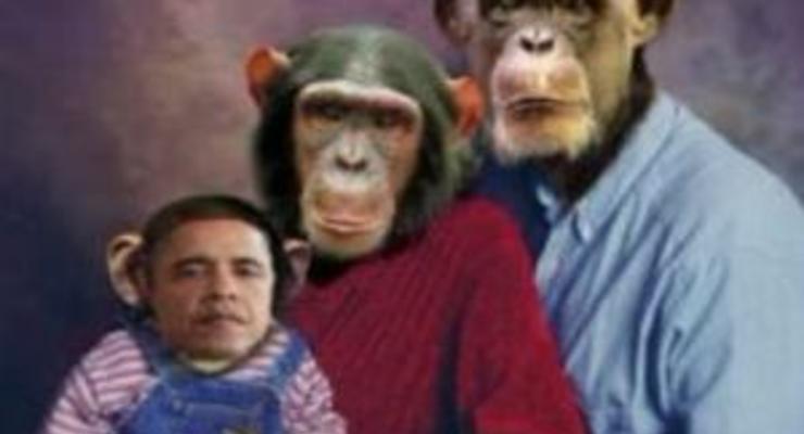 Республиканка из Калифорнии изобразила Барака Обаму в образе шимпанзе