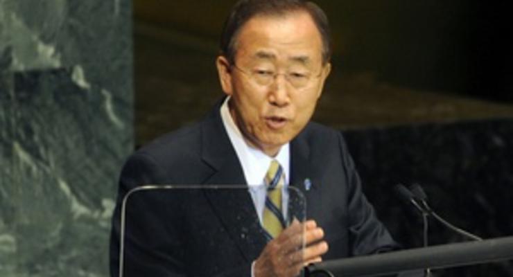 Генсек ООН Пан Ги Мун отмечает день рождения
