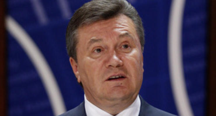 Янукович в ПАСЕ оговорился, назвав коррупционную систему в Украине "демократической"