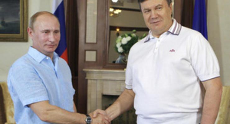 Журналисты выяснили, чем Янукович угощал Путина в Крыму