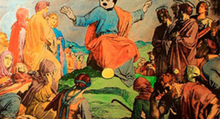 В России картину с Микки Маусом в роли Христа признали экстремистским материалом