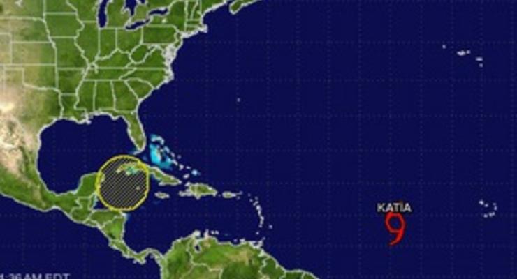 В Атлантическом океане усиливается тропический шторм Катя