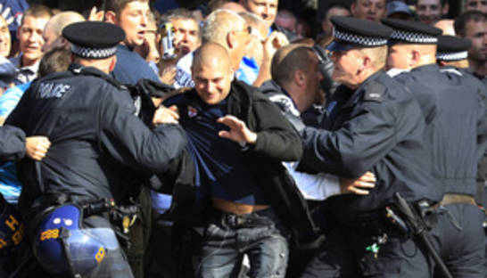 В Лондоне полиция разогнала демонстрацию ультраправых