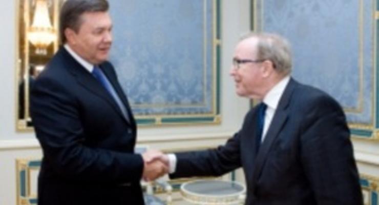Янукович встретился с президентом Европейской народной партии