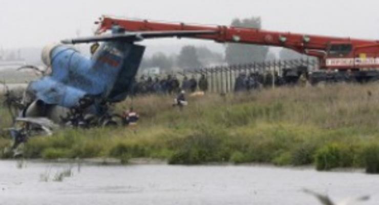 На місці катастрофи літака з хокеїстами Локомотива встановили пам'ятний хрест