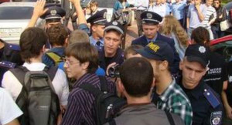 Протести студентів у Києві: Міліція пояснила причини затримання чотирьох активістів