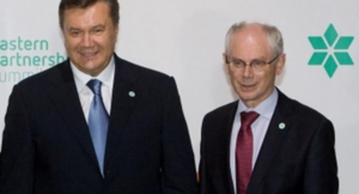 Янукович встретился с Меркель и Баррозу в Варшаве