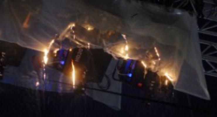МЧС обнародовало подробности возгорания во время открытия НСК Олимпийский