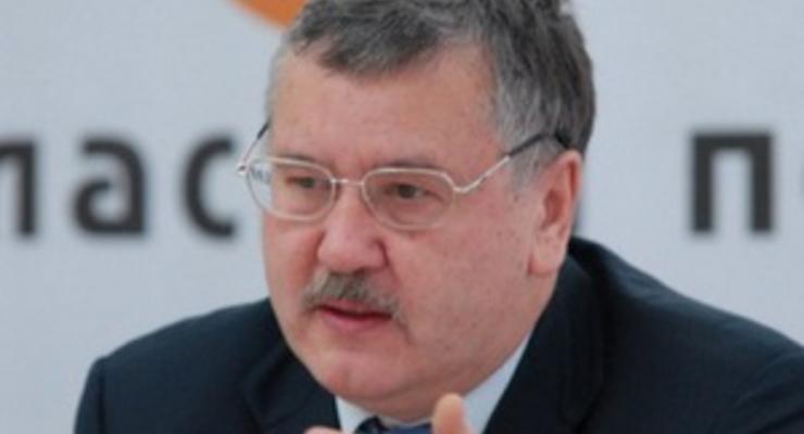 Гриценко: Украине вообще не нужен российский газ