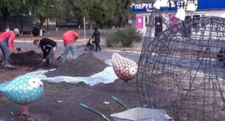 В Киеве на Лесном появится детская площадка из мозаики