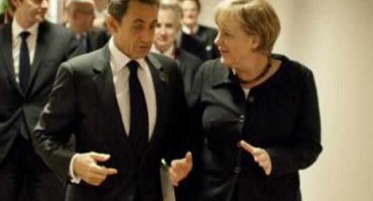 Меркель подарила плюшевого мишку дочери Саркози