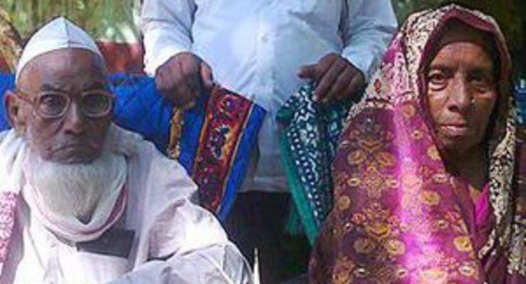 В Индии 120-летний долгожитель вступил в брак