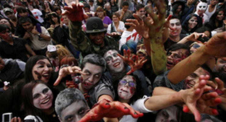 В столице Мексики состоялся Марш зомби