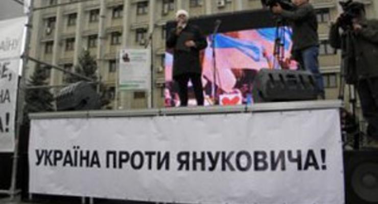 На Михайловской площади собираются участники митинга Украина против Януковича